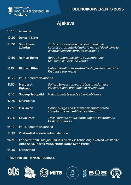 Tudengite konverentsi ajakava