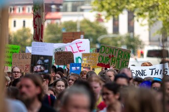 Photo of climate demonstration